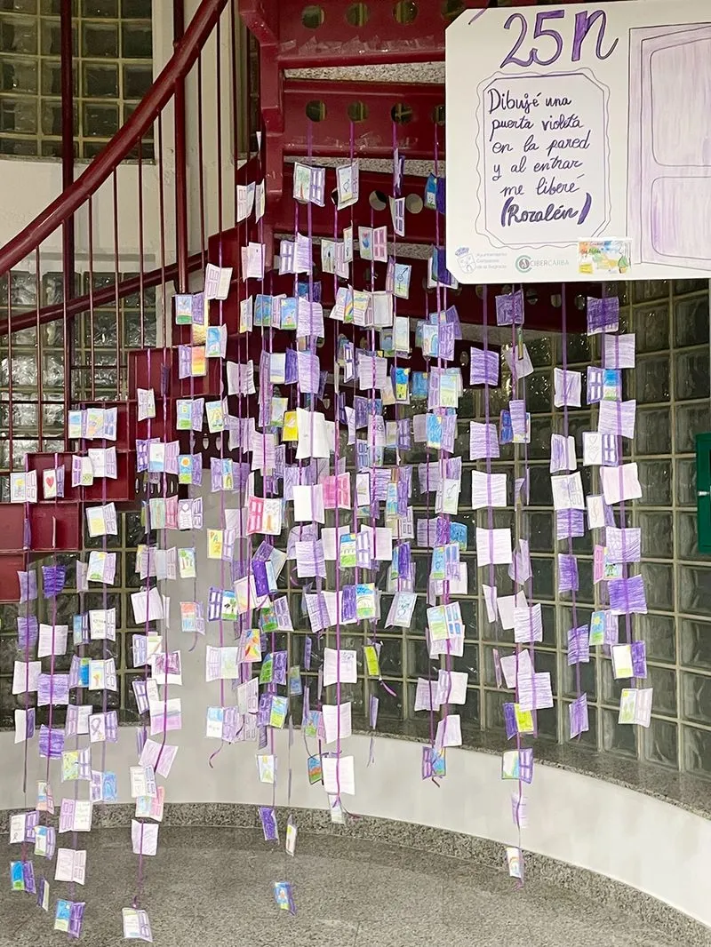 Actividades en Carbajosa en el Día de la eliminación de la violencia contra la mujer. 