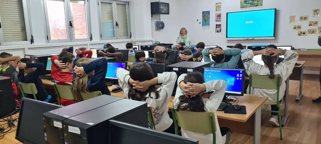 El Ceip Severiano Montero realizan un encuentro educativo en Berlanga de Duero