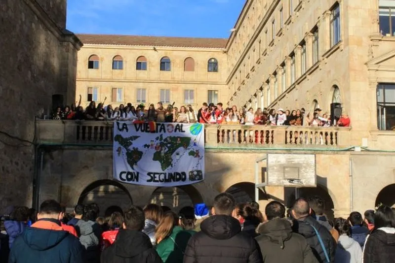 Celebración de San José de Calasanz en el colegio Calasanz de Salamanca. 