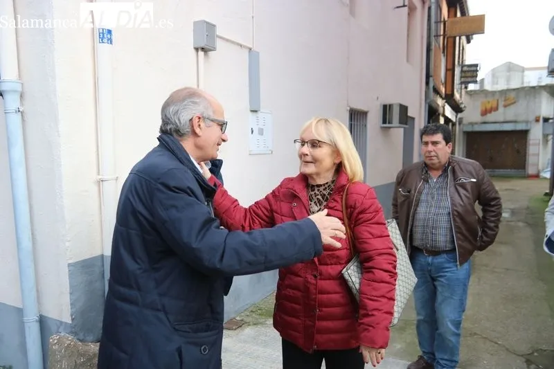 Encuentro de Javier Iglesias en Vitigudino con los alcaldes de la comarca / CORRAL