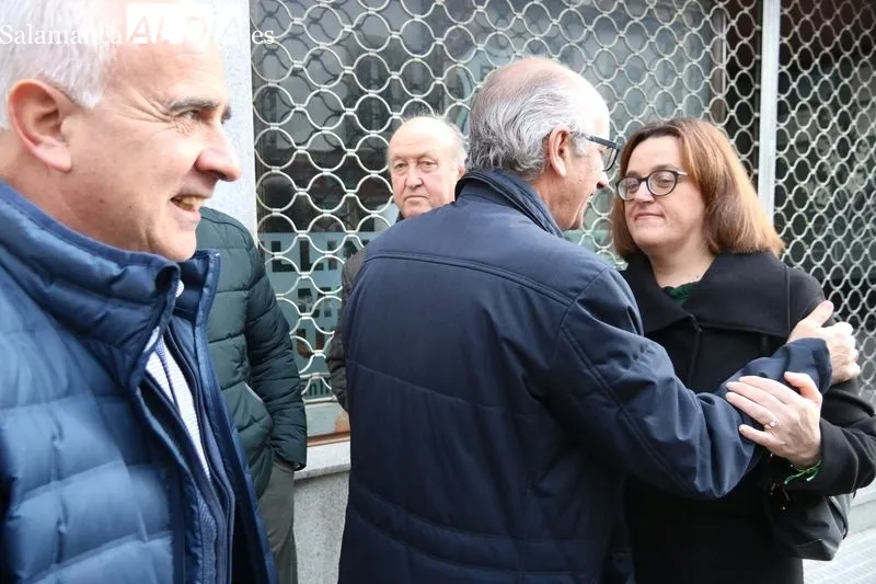 Encuentro de Javier Iglesias en Vitigudino con los alcaldes de la comarca / CORRAL