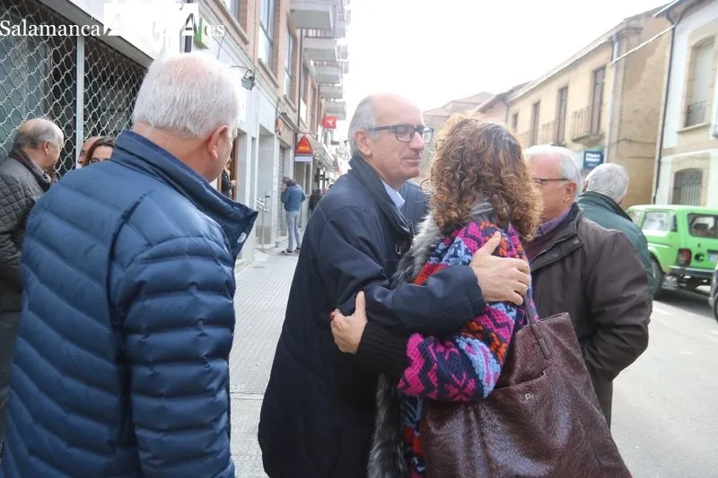Encuentro de Javier Iglesias en Vitigudino con los alcaldes de la comarca / CORRAL