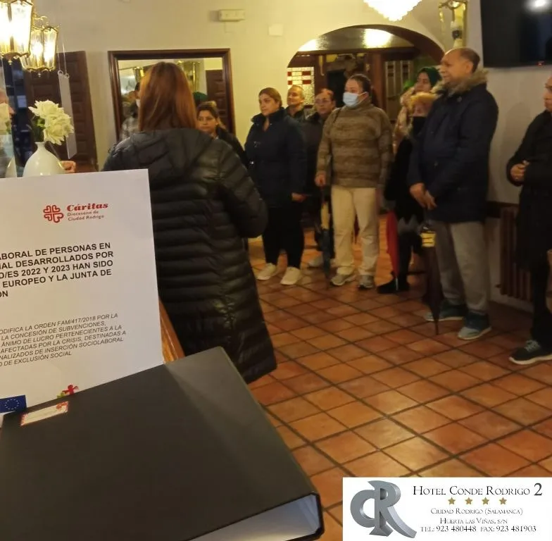 Foto 3 - Los alumnos del Itinerario de Inserci&oacute;n de C&aacute;ritas realizan pr&aacute;cticas en el Conde Rodrigo II