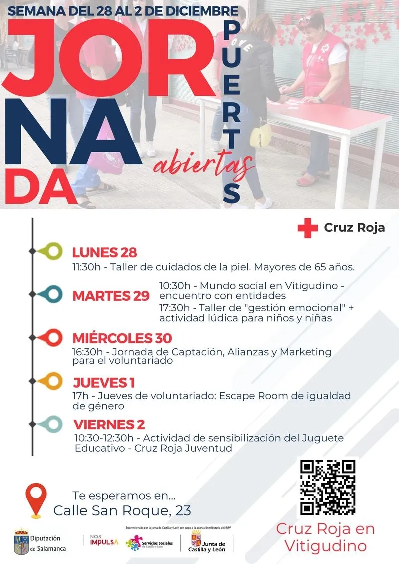Foto 2 - Jornada de Puertas Abiertas en Cruz Roja en Vitigudino con talleres y actividades para todas las edades