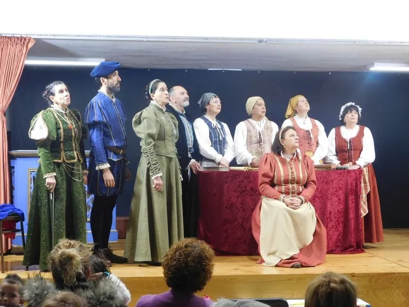 Representación de 'Buscando a Nebrija' en Juzbado. 