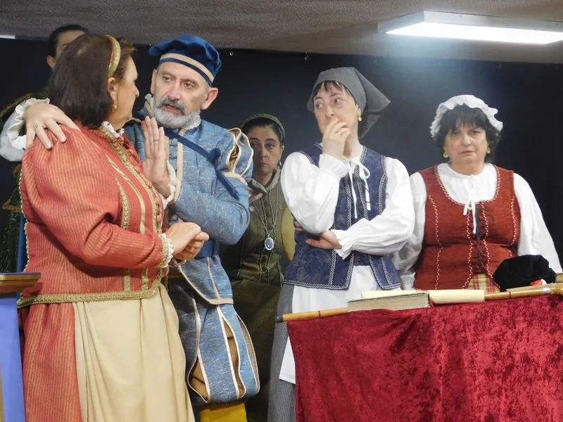Representación de 'Buscando a Nebrija' en Juzbado. 