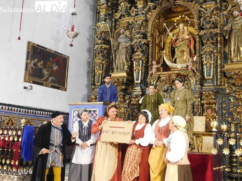 Representación teatral en Lebrija (Sevilla) con motivo del quinto centenario de la muerte de Nebrija