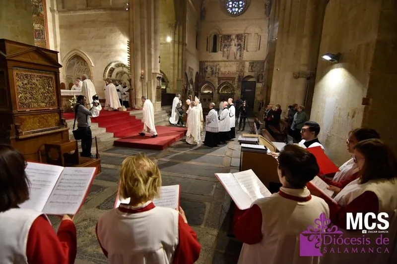 Rito de apertura del Año Jubilar Teresiano en la Catedral de Salamanca. Foto de  MCS Óscar García
