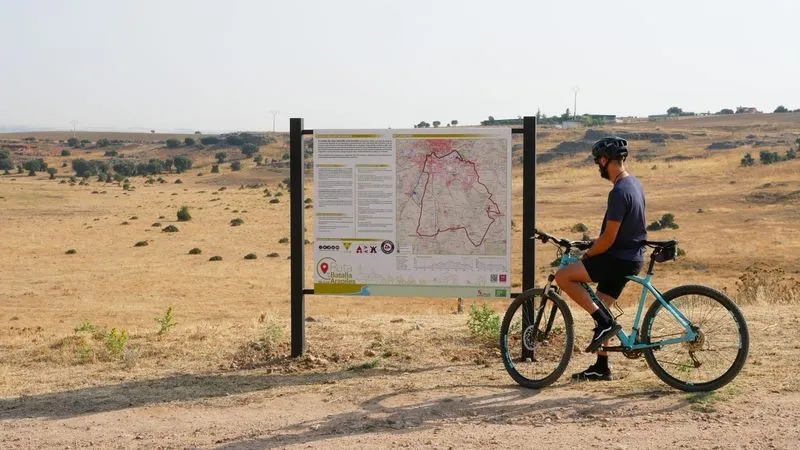 Uno de los tramos de la nueva ruta de la Batalla de los Arapiles