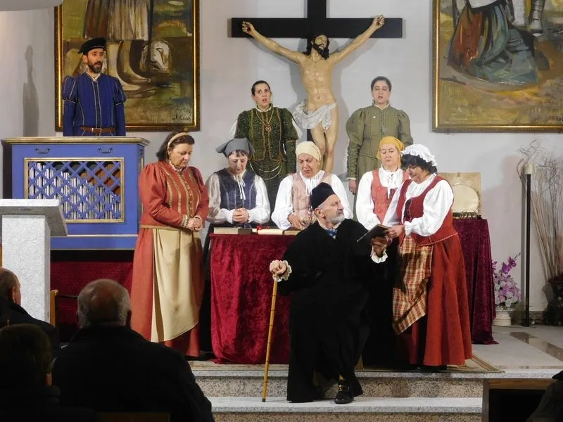 Representación de 'Buscando a Nebrija' en Santa Inés. 