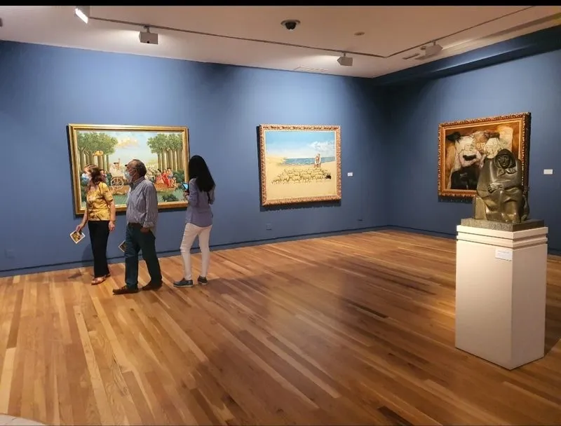 Exposición ' Profesores y Alumnos de la Escuela de Nobles y Bellas Artes de San Eloy'. 
