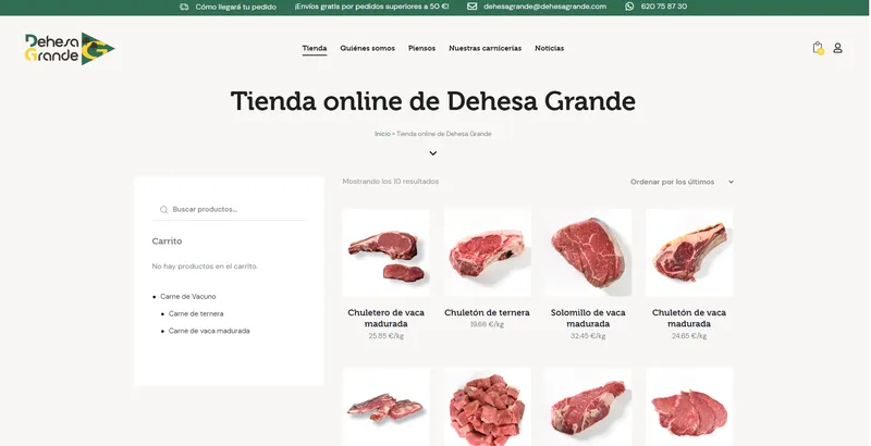 Foto 2 - Dehesa Grande muestra su compromiso con la innovaci&oacute;n a trav&eacute;s de su nueva web