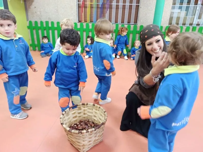 Fiesta del Magosto en el colegio Marista Champagnat de Salamanca
