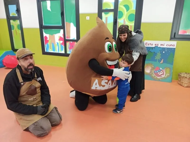 Fiesta del Magosto en el colegio Marista Champagnat de Salamanca