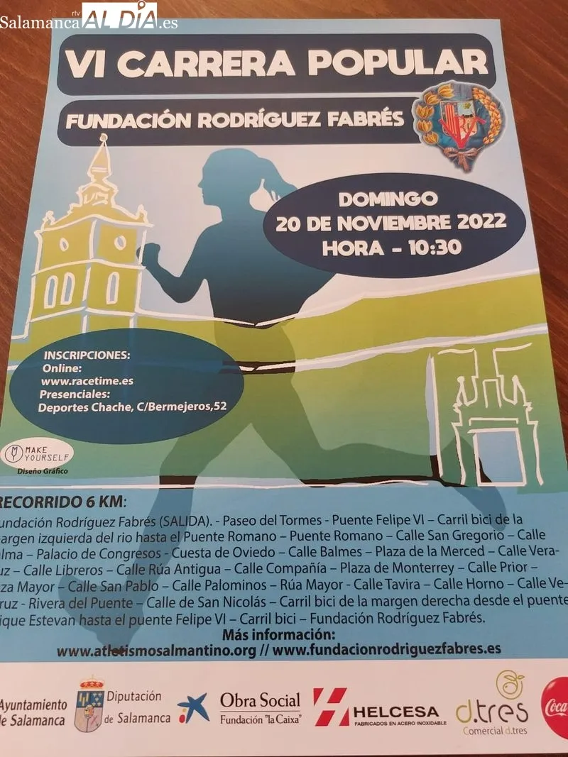 Foto 2 - La VI Carrera Popular Fundaci&oacute;n Rodr&iacute;guez Fabr&eacute;s presume de su recorrido con un toque solidario