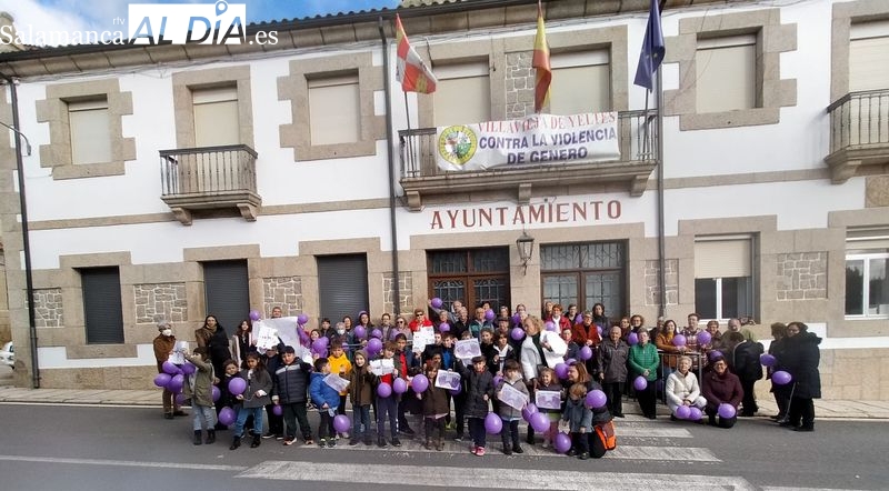 Acto reivindicativo en Villavieja de Yeltes contra la violencia de género 