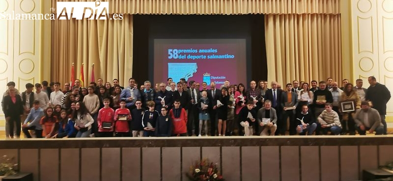 Gala de entrega de los premios Anuales del Deporte Salmantino promovidos por la Diputación de Salamanca 