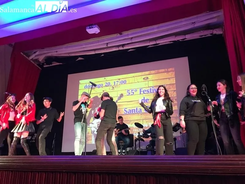 Festival de Santa Cecilia en el colegio San Agustín