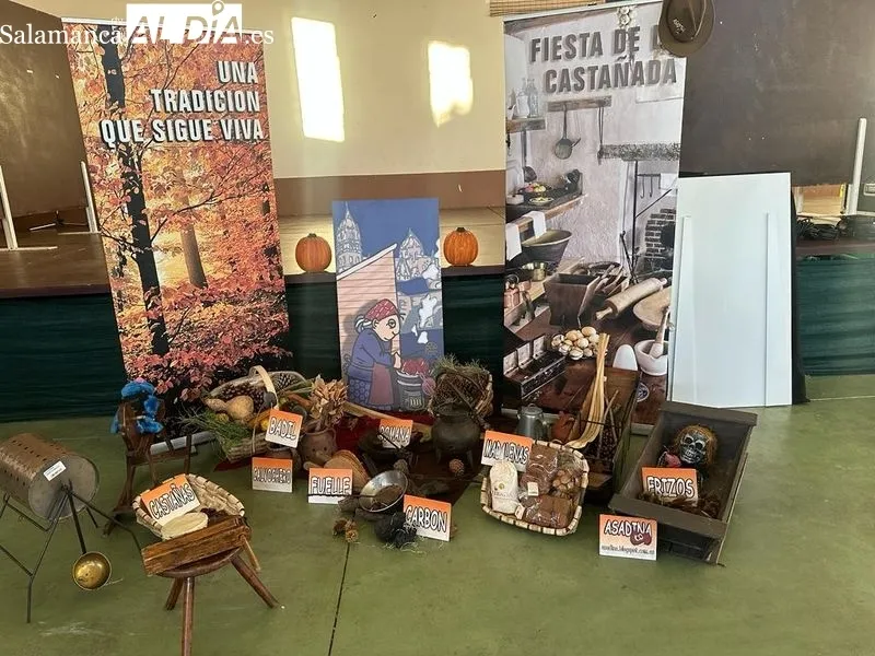 Foto 2 - Galinduste asa 50 kilos de casta&ntilde;as para sus vecinos