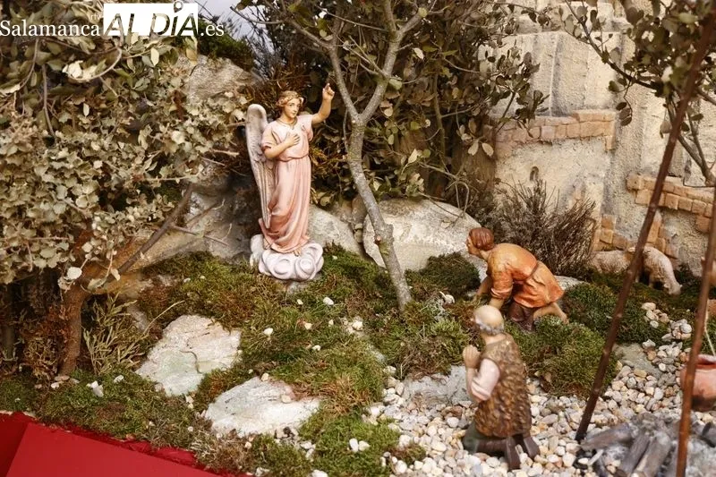 Belén en el patio del Palacio de la Salina. Foto de David Sañudo