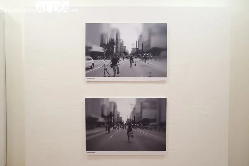 Inauguración en el Centro de Estudios Brasileños de la exposición titulada “Avenida Paulista”, del fotógrafo Emerson Alvarenga Louback. Foto de David Sañudo
