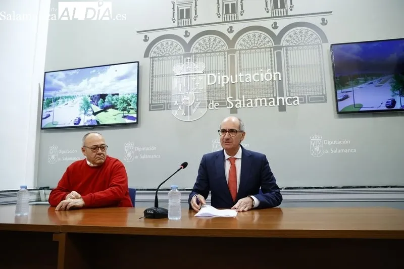 La Diputación de Salamanca presentaba esta mañana el proyecto del futuro Centro de Transferencia del Conocimiento al Sector Primario. Foto de David Sañudo