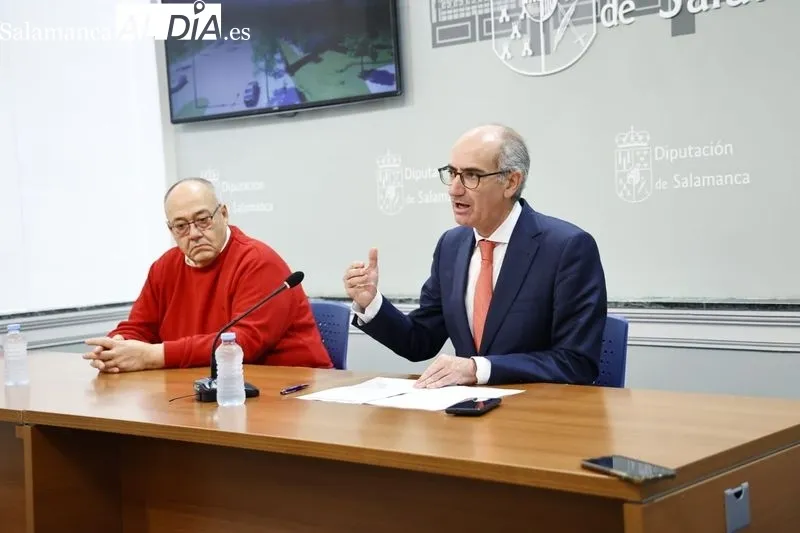 La Diputación de Salamanca presentaba esta mañana el proyecto del futuro Centro de Transferencia del Conocimiento al Sector Primario. Foto de David Sañudo