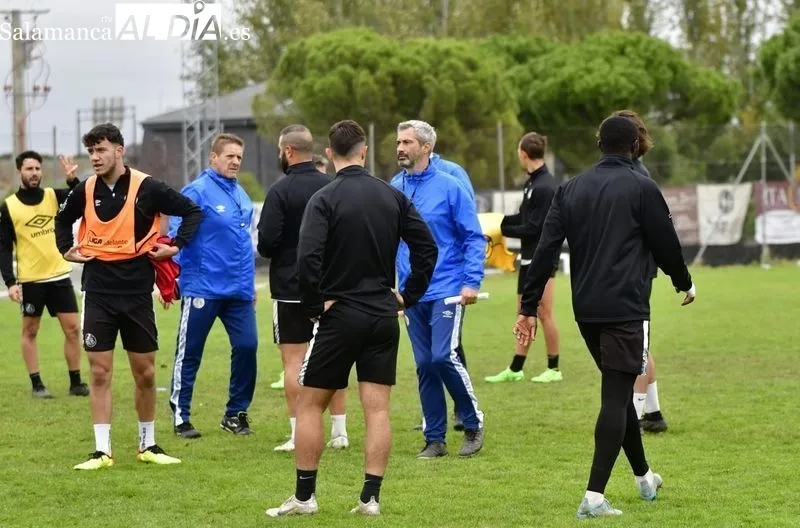 Entrenamiento del Salamanca UDS en el anexo del Tori