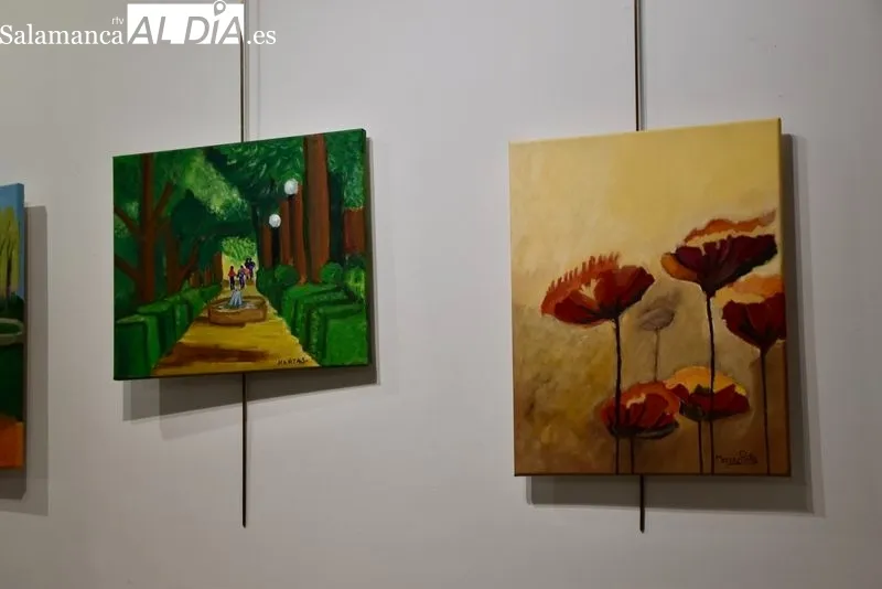 Exposición de la Fundación Aviva en el Espacio Joven. Foto de Vanesa Martins