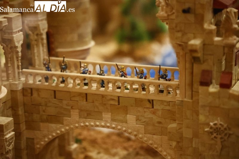 Exposición de monumentos realizados con piezas de Exin Castillos, en el convento de Las Claras