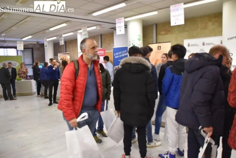 I Feria de Empleo y Emprendimiento de Salamanca, en la Cámara de Comercio. Foto de Vanesa Martins