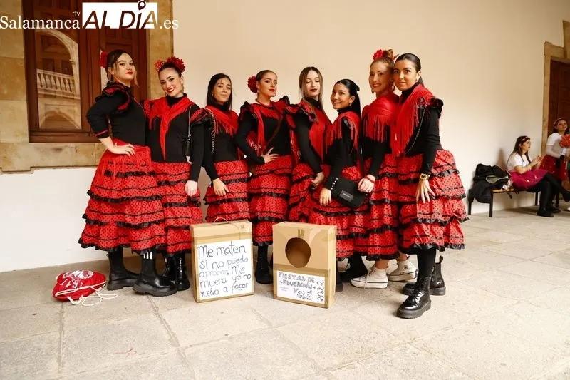 Fiestas de la Facultad de Educación de la Universidad de Salamanca en el Palacio Solís. Foto de David Sañudo