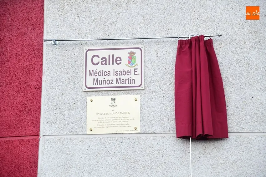 Foto 10 - La Fuente de San Esteban dedica una calle a la m&eacute;dica de la localidad v&iacute;ctima del coronavirus