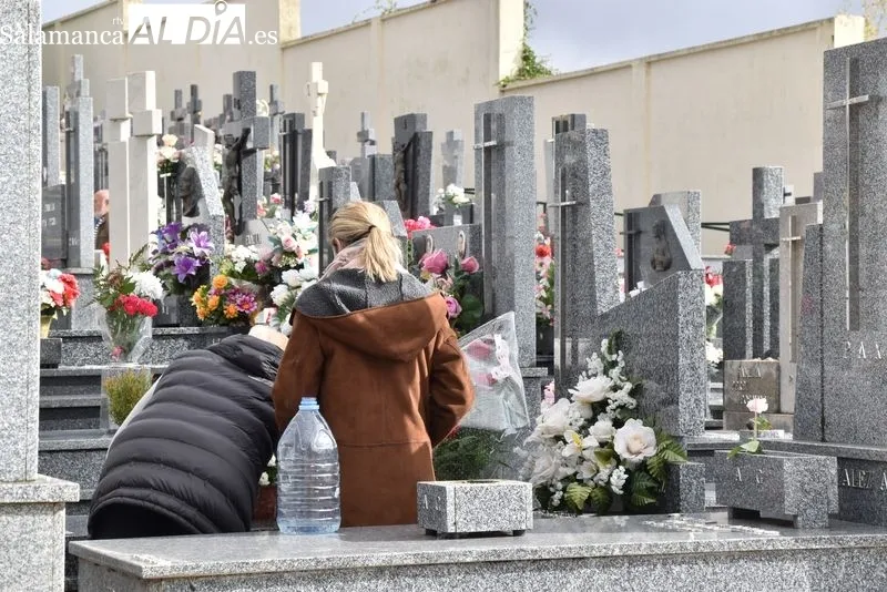 El cementerio y sus alrededores en la mañana de este martes, Día de Todos los Santos. Fotos: Vanesa Martins