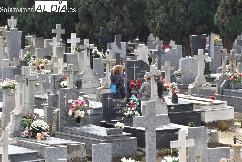 El cementerio y sus alrededores en la mañana de este martes, Día de Todos los Santos. Fotos: Vanesa Martins