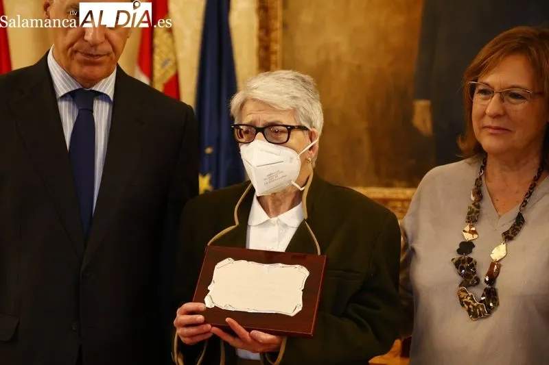 Homenajea a personas centenarias realizado en el Ayuntamiento de Salamanca. Foto de David Sañudo