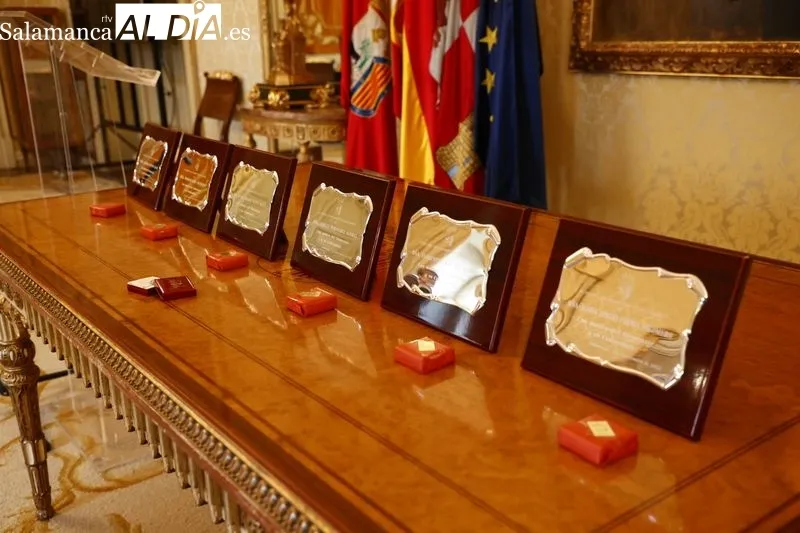 Homenajea a personas centenarias realizado en el Ayuntamiento de Salamanca. Foto de David Sañudo