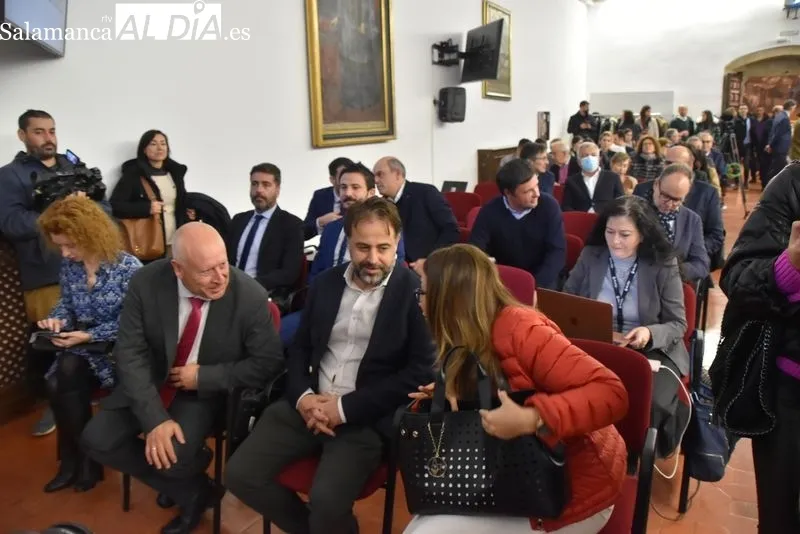 Presentación del nuevo medicamento contra el dolor neuropático, diseñado por la biotecnológica salmantina Neurofix Pharma. Foto de Vanesa Martins