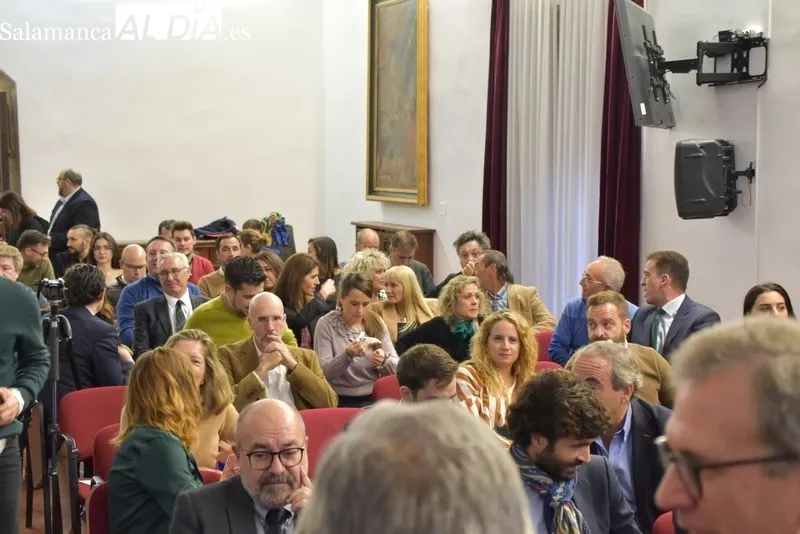 Presentación del nuevo medicamento contra el dolor neuropático, diseñado por la biotecnológica salmantina Neurofix Pharma. Foto de Vanesa Martins