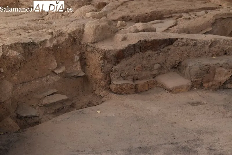 Imágenes de las zonas excavadas en el Cerro de San Vicente | Fotos: Vanesa Martins 
