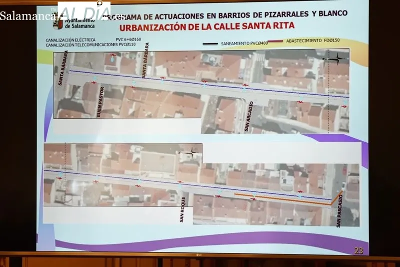 Presentación en el Ayuntamiento de la modernización de los barrios Pizarrales y Blanco. Foto de David Sañudo