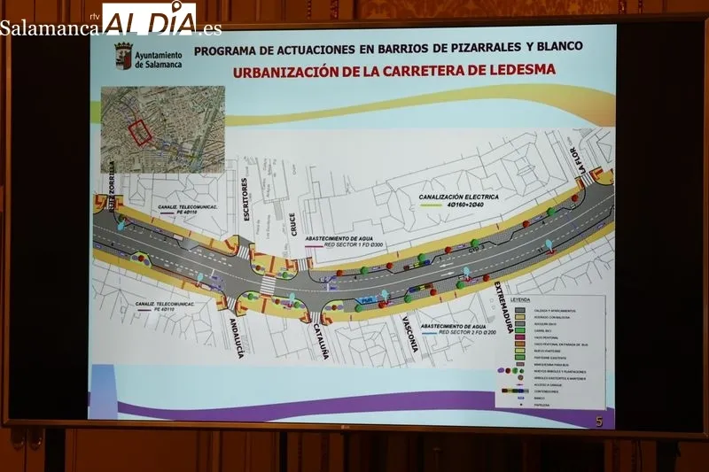 Presentación en el Ayuntamiento de la modernización de los barrios Pizarrales y Blanco. Foto de David Sañudo