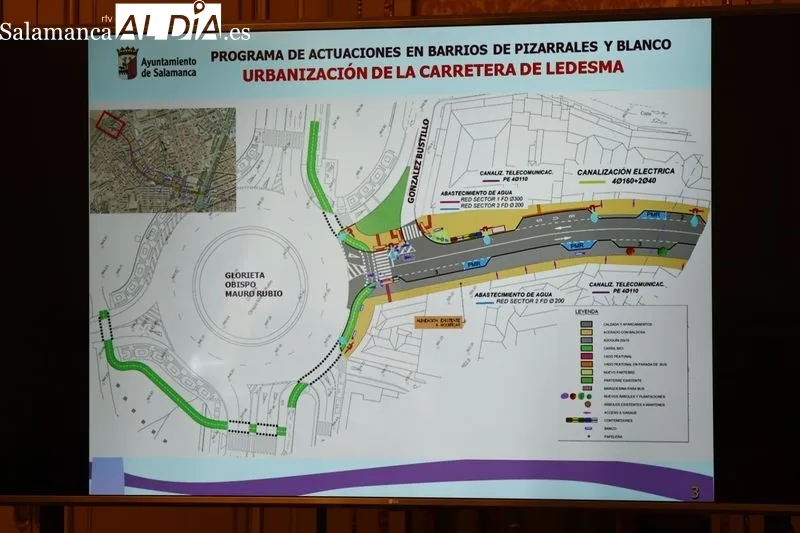 Presentación en el Ayuntamiento de la modernización de los barrios Pizarrales y Blanco. Foto de David Sañudo