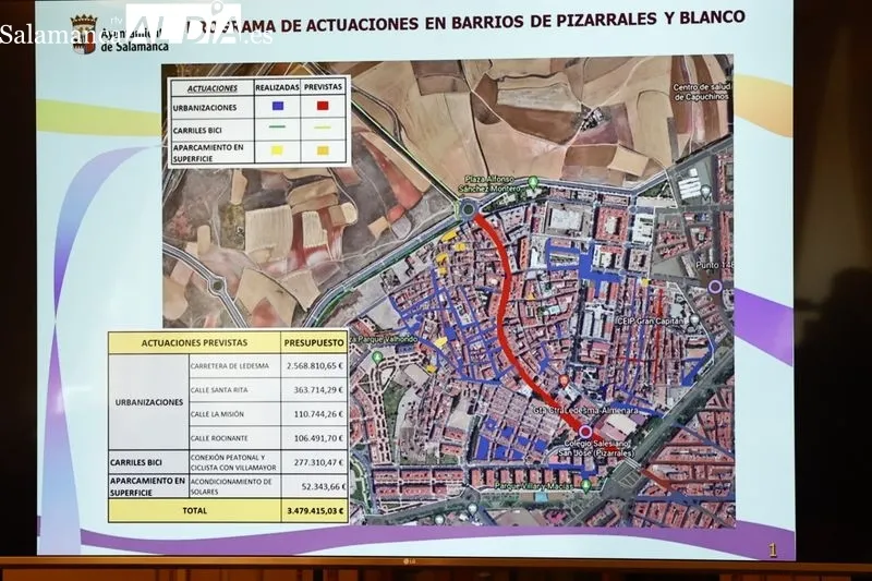 Presentación en el Ayuntamiento de la modernización de los barrios Pizarrales y Blanco. Foto de David Sañudo