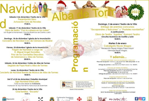 El Ayuntamiento de Alba de Tormes presenta la programaci&oacute;n de Navidad 2022 | Imagen 1