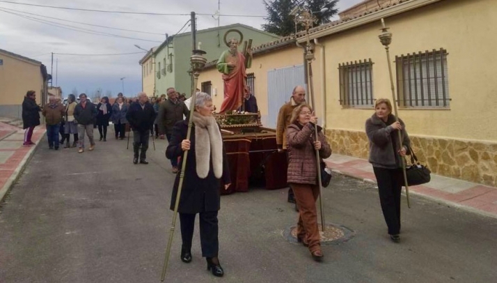 Palaciosrubios se echa a la calle para festejar a su patrón, San Andrés