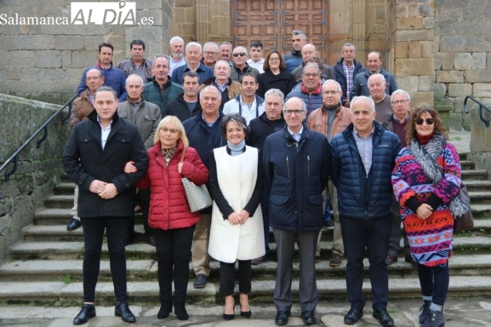Encuentro de Javier Iglesias en Vitigudino con los alcaldes de la comarca de Vitigudino