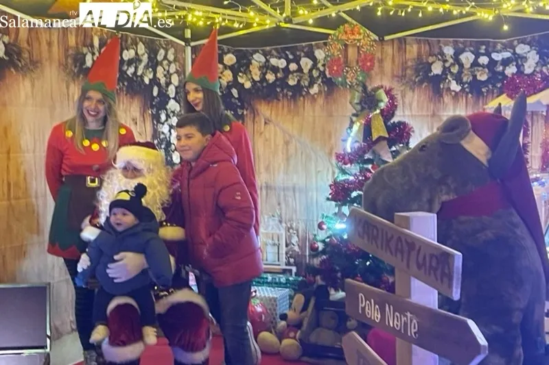 Peñaranda ofrecía una masiva bienvenida a Papa Noel