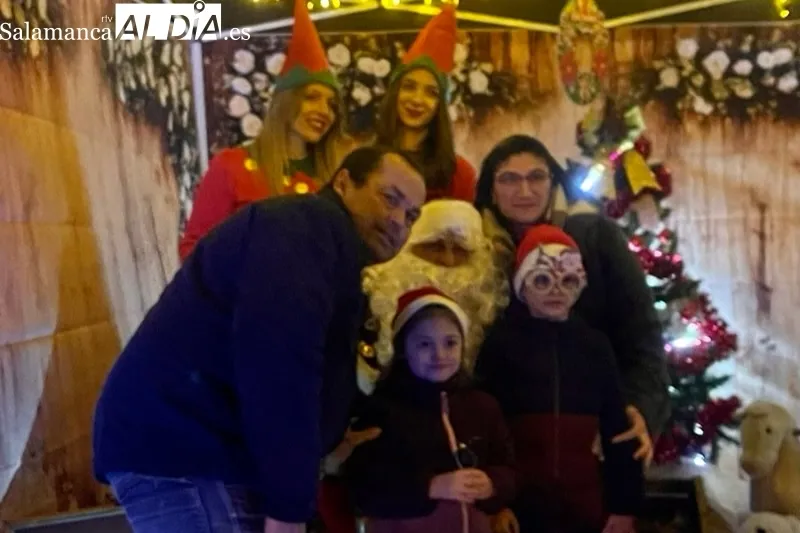 Peñaranda ofrecía una masiva bienvenida a Papa Noel