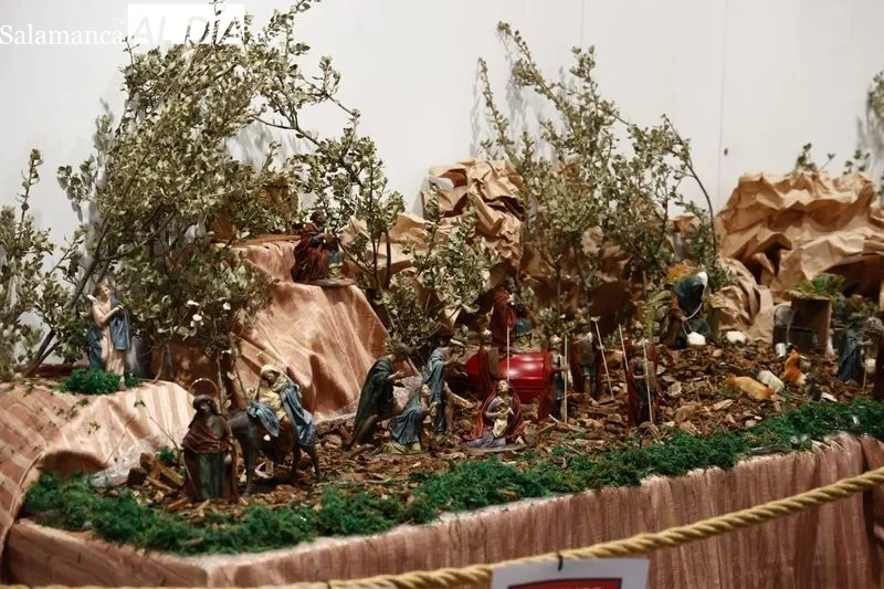 Inauguración de la exposición 'Nacimiento. Tradición belenística española (Murcia – Serrano)'en el Casino de Salamanca. Fotos: David Sañudo